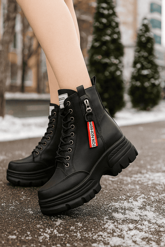 BLACK FRIDAY - Anfibi invernali in pelle